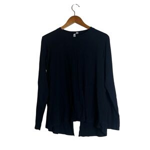 ASOS black cotton long sleeve shirt. Size 8